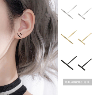 Z小姐925純銀耳釘純銀女耳釘2024年新款 潮養(yǎng)耳洞耳釘女小眾設(shè)計(jì)感