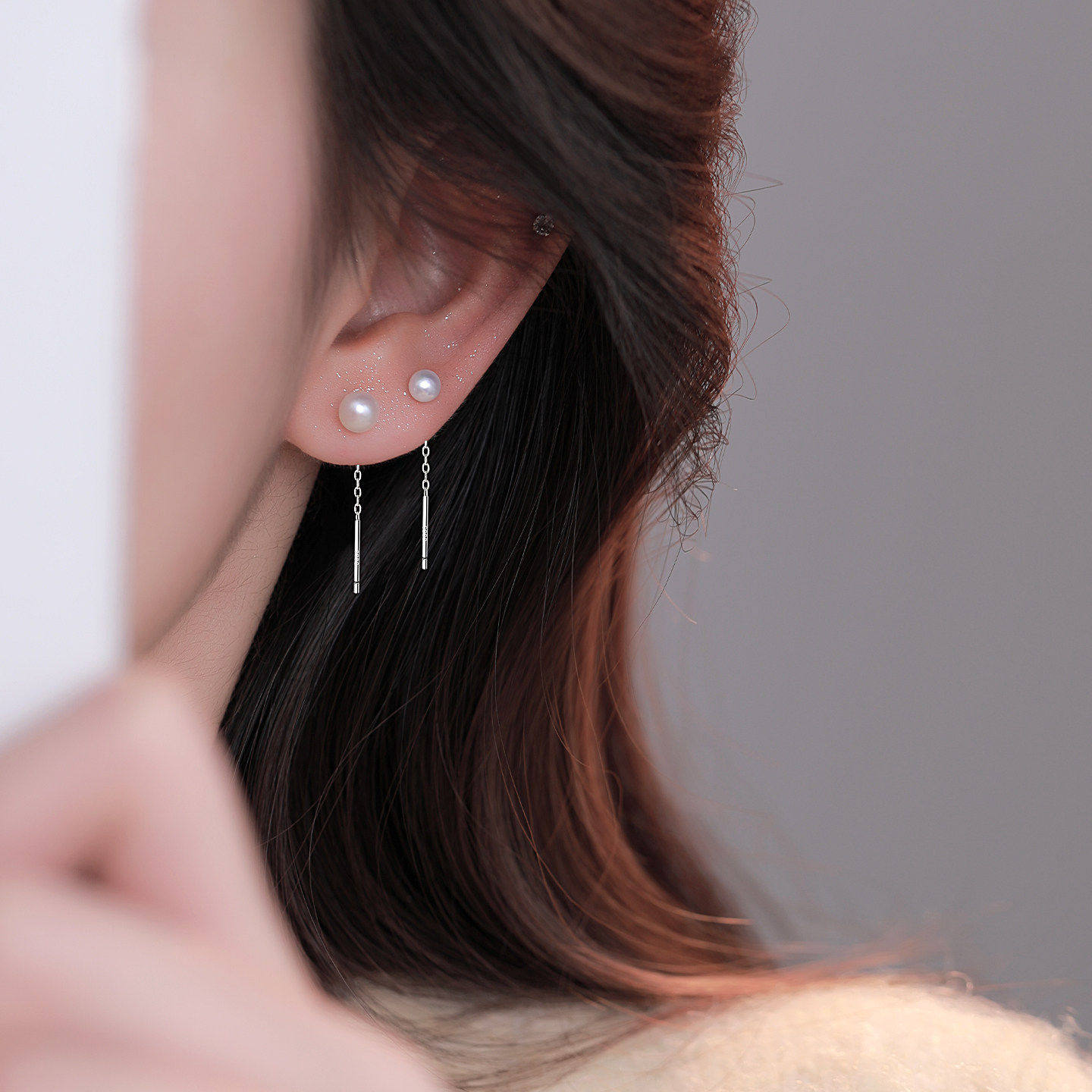 Z小姐999纯银淡水珍珠流苏耳线女2026新款爆款超仙气质高级感耳环,饰品/流行首饰/时尚饰品新,耳线,淘宝优惠券,粉丝福利购,淘宝优惠卷