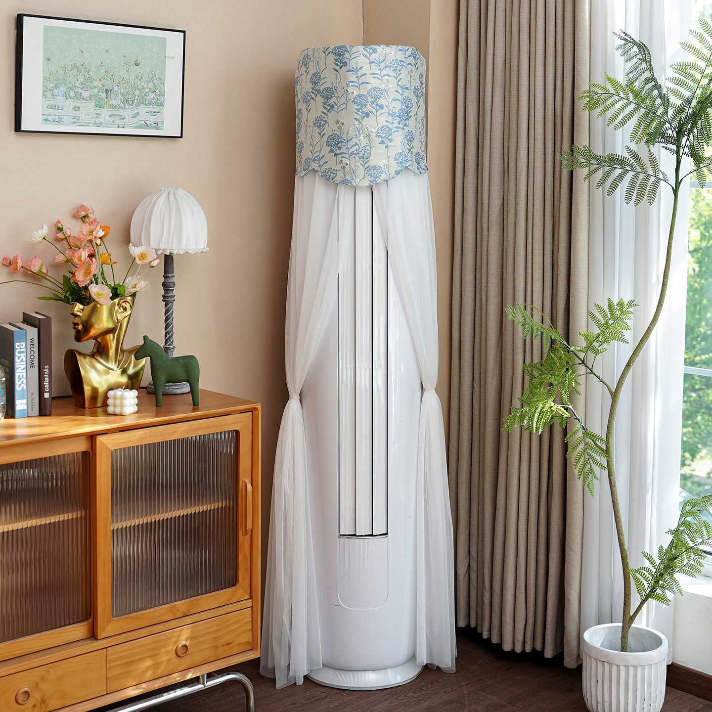 法式百搭空调罩开机不取空调套