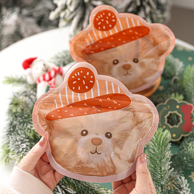 2023创意小熊自立拉链袋圣诞节