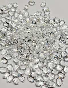 正品施家水晶透底4120大鸽子蛋白色美甲饰品堆钻diy指甲装饰