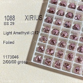 正品 施家水晶华子1088尖底圆钻212浅紫色美甲堆钻饰品diy耳钉材料