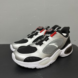 安踏儿童运动鞋男夏季网面旋转纽扣骇浪女童中大童跑鞋312225503