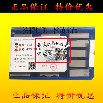 株洲钻石机夹刀片YT5 YW2 YT15 YG8 42510H10