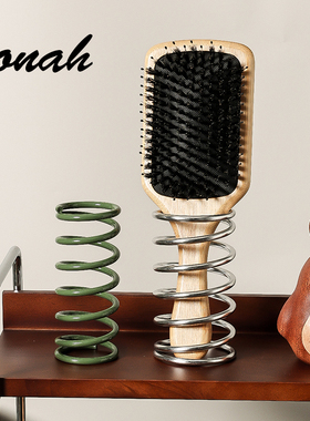 若纳Jona 桌面高颜值梳子架浴室卫生间洗手台台面放梳子的置物架