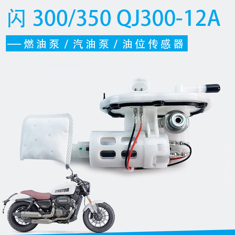 适用钱江闪300滤芯闪350汽油泵QJ300-12A燃油泵油箱供油泵滤网