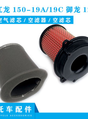 摩托配件钱江龙125空气滤芯滤器