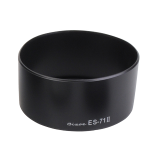 佰卓 ES-71II 遮光罩 适用佳能单反相机 EF 50mm f/1.4 定焦镜头50 1.4 配件58mm 可反扣 支持UV镜 镜头盖