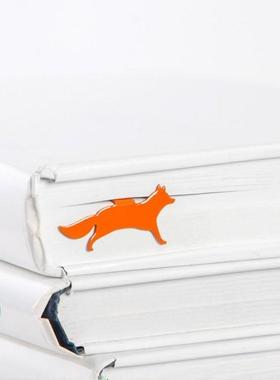乌克兰Dmitriy聪明的狐狸高档精致动物文艺金属书签文创创意礼物