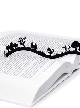 乌克兰设计师Dmitriy 原创正品小红帽童话创意金属高档精致书签