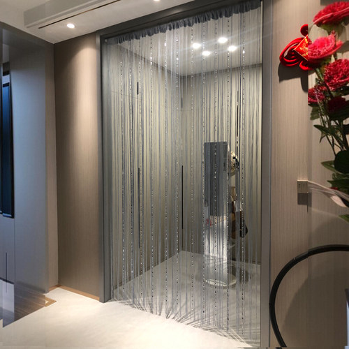 门帘2025新款高档流苏珠子隔断帘