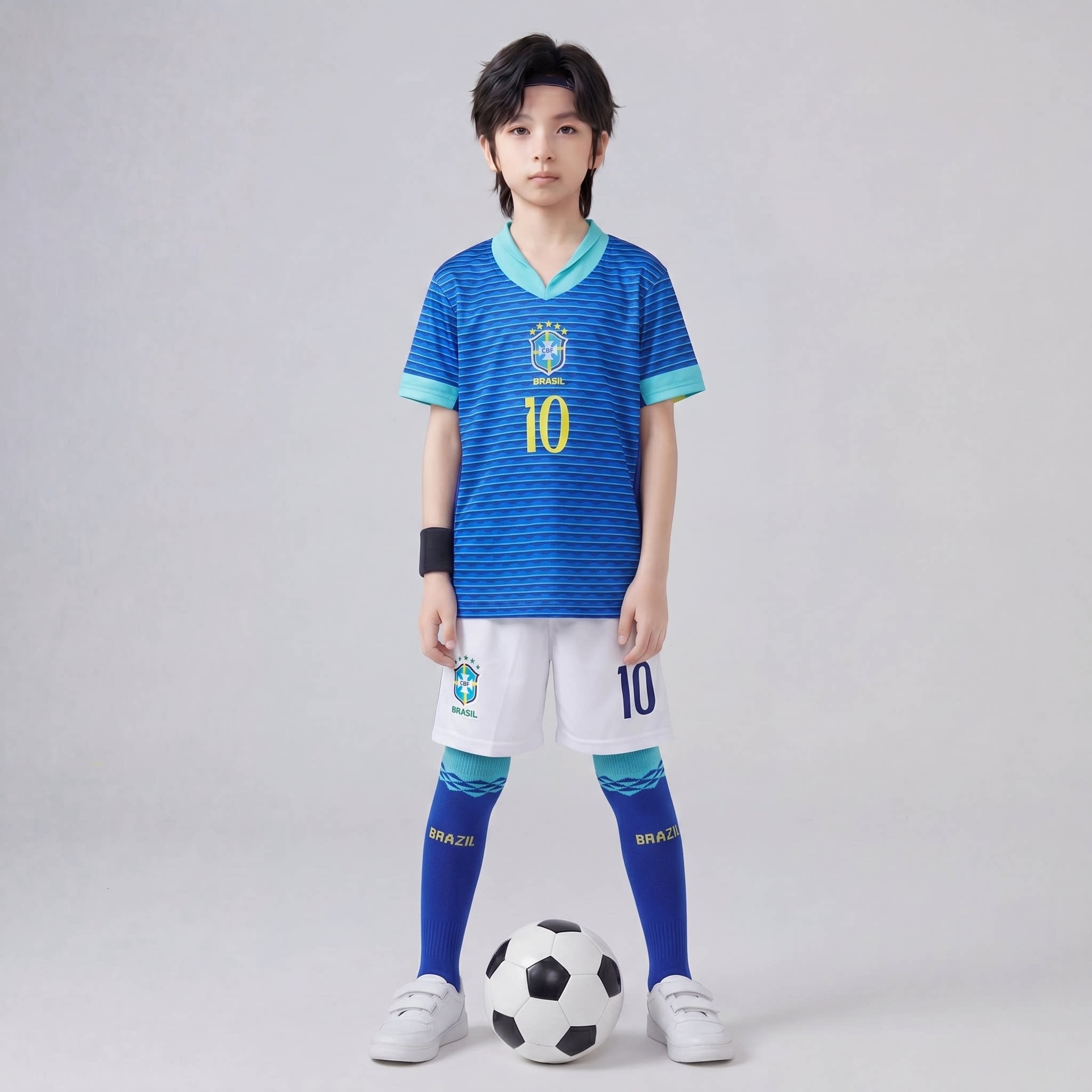 男童夏装短袖套装2026年新款中大童运动速干夏款球服儿童夏季10号
