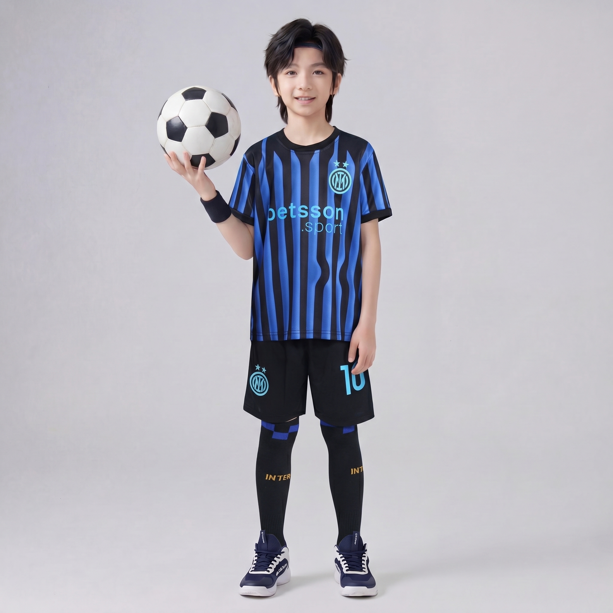 男童夏装短袖套装2026年新款中大童运动速干夏款球服儿童夏季10号