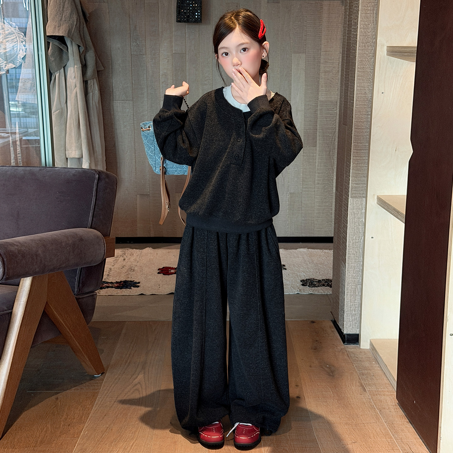 女童卫衣裤子秋季新款儿童爆款运动装中大童休闲套装时尚童装衣服