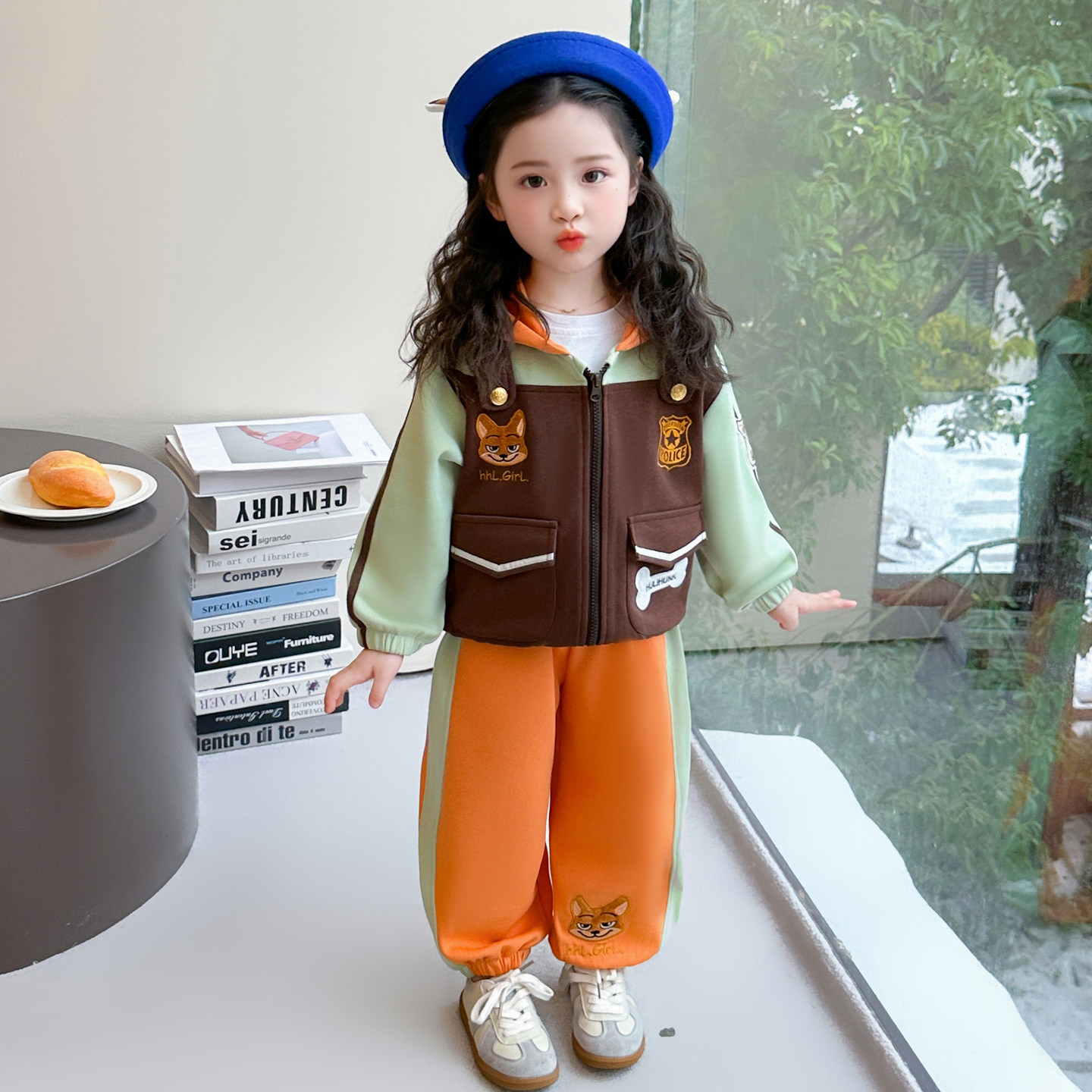 女童疯狂动物城朱迪两件套演出服外套兔子警官cos服装尼克狐狸套