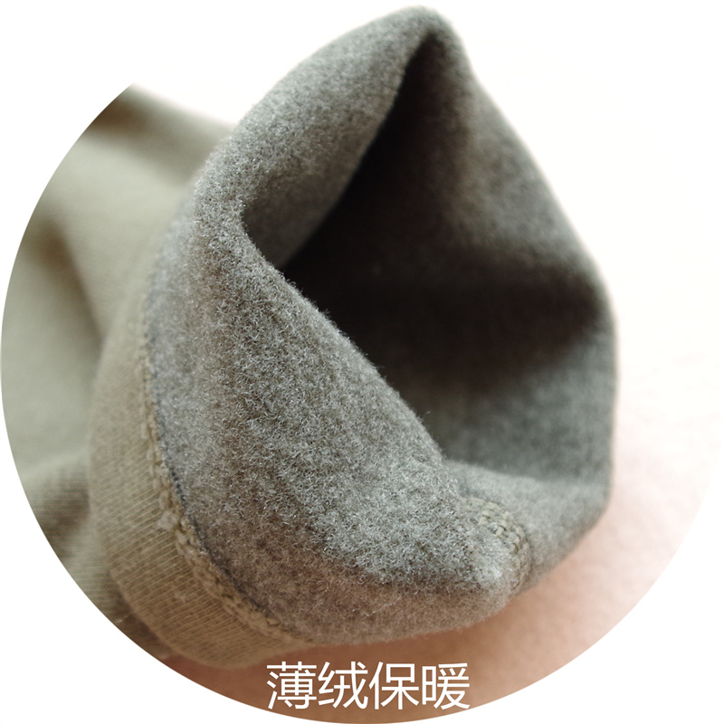 儿童薄绒保暖裤男童加绒热力秋冬款青少年女中大童发热纤维打底裤