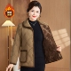 中年妈妈装 加绒翻领棉服女秋冬保暖外套时尚 小个子棉袄夹棉外套