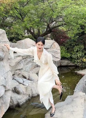 私人定制小碎花复古连衣裙