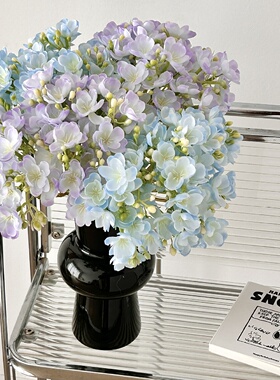 ins茉莉花把束手札仿真花茉莉花假花摄影道具新娘手捧花家居摆件