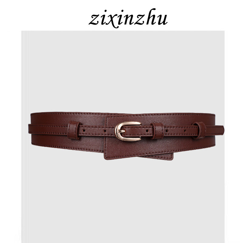 真皮腰带女士配毛衣裙子时尚百搭装饰西装外套咖啡宽腰封外搭收腰,服饰配件/皮带/帽子/围巾,腰带/皮带/腰链,淘宝优惠券,粉丝福利购,淘宝优惠卷