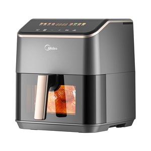 美的空气炸锅 MF-KZC539J5 新款AI智能烘烤大容量免翻面多功能