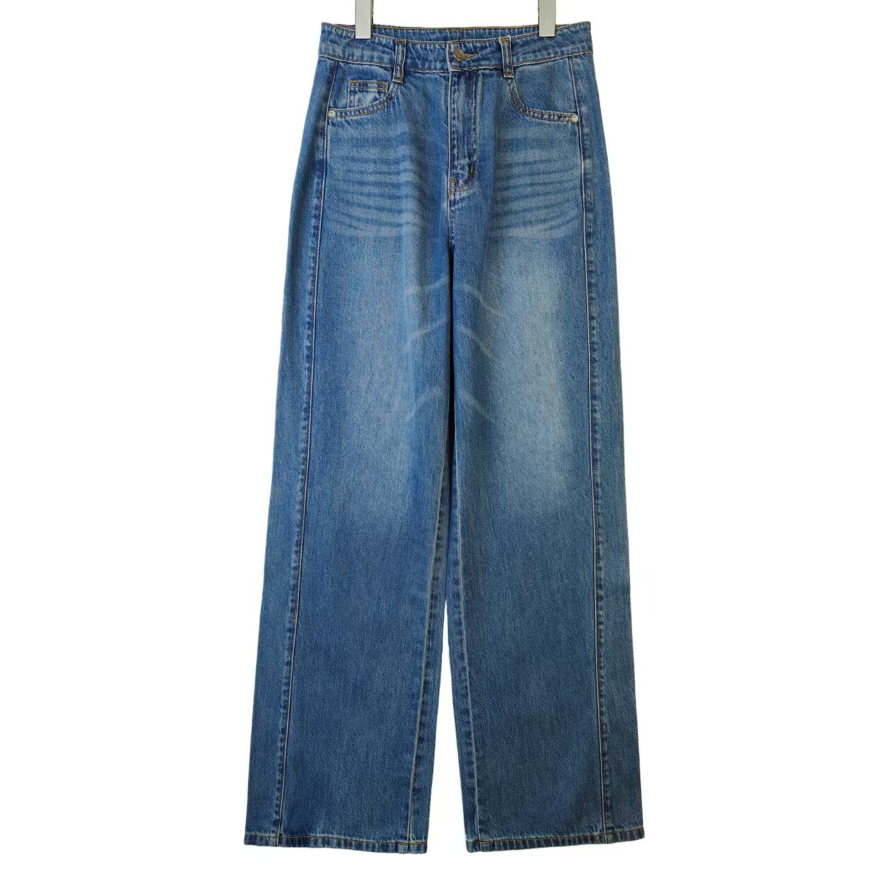 OLT3232 新款时尚韩版休闲百搭女士牛仔长裤 【15】 - 大连欣衣好服装厂店出品