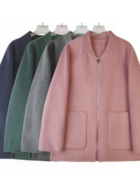 PYY9108 新款时尚韩版羊毛羊绒女士大衣