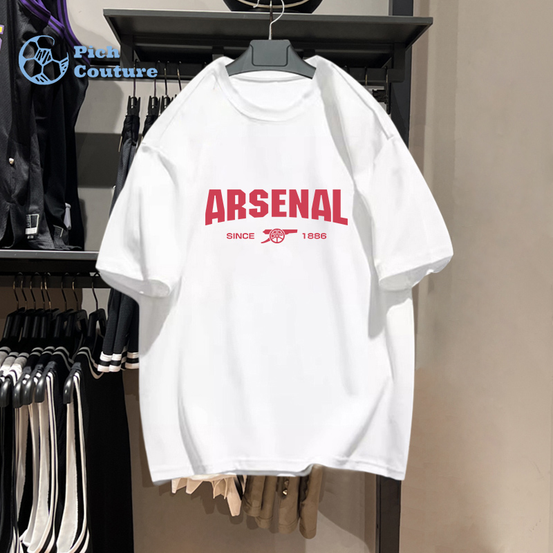 阿森纳短袖纯棉T恤圆领宽松大码