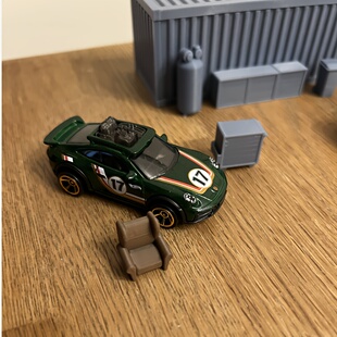 1:64比例老式沙发模型展示套装迷你场景装饰佳品仿真场景搭建配件