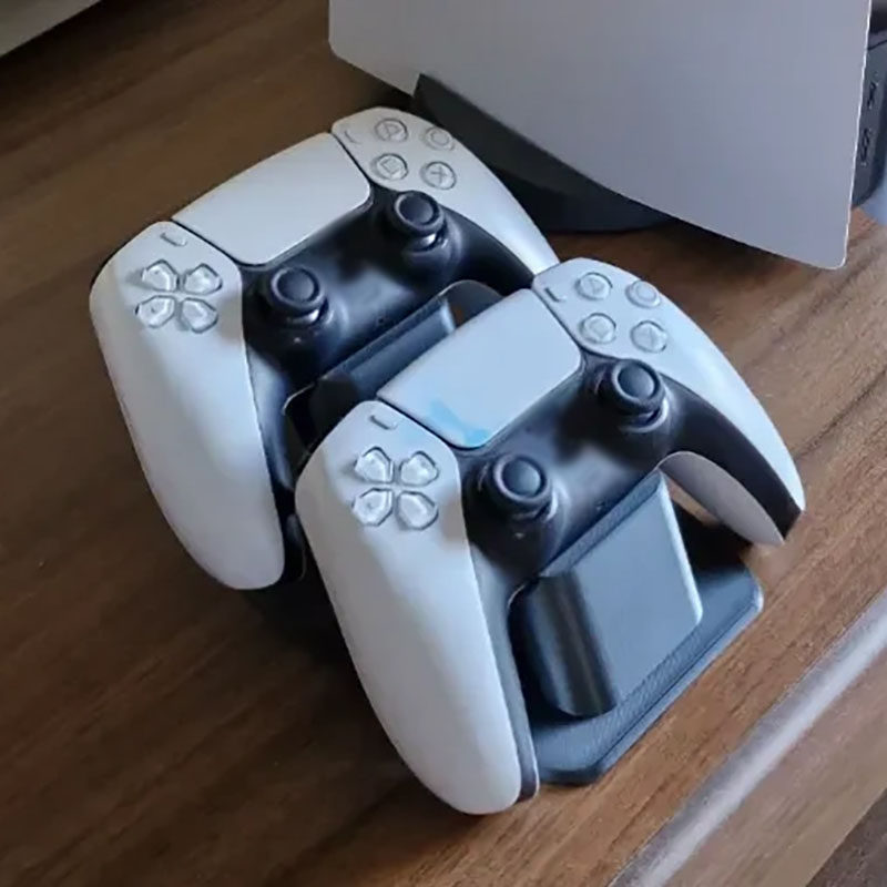 PS5游戏手柄双层支架收纳底座图片
