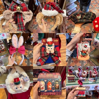 香港迪 正品 2024圣诞节玲娜贝儿星黛露可琦安雪莉玫头箍 发夹