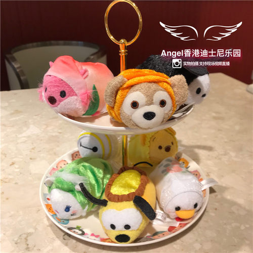抖音香港迪士尼tsum达菲熊点心