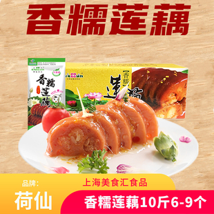 荷仙香糯莲藕糯米莲藕5kg 约6--9个即食餐饮酒店专用糖藕凉菜包邮