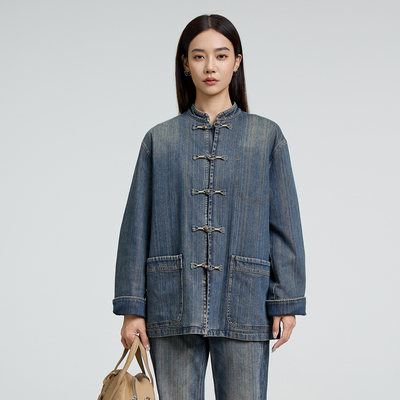 商场同款2025冬季新款牛仔外套女