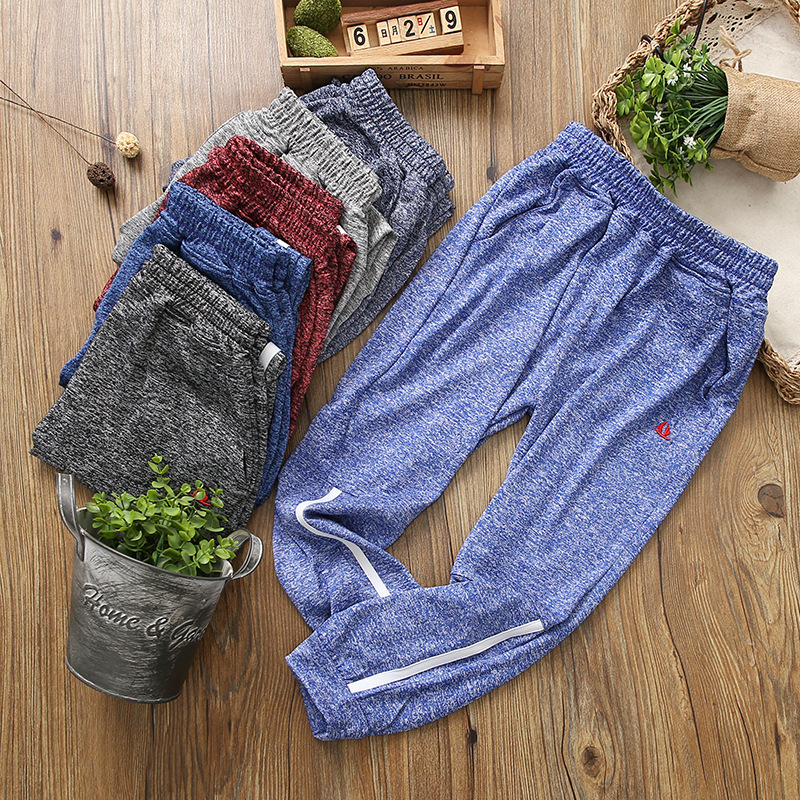 长裤男童超薄款运动裤子