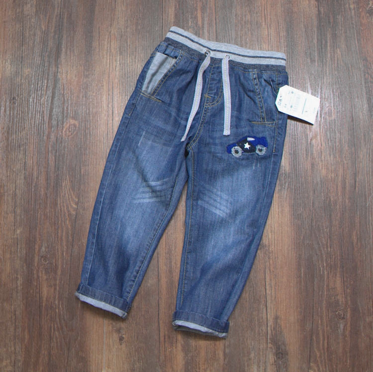 直筒水洗牛仔宽松纯棉百搭长裤