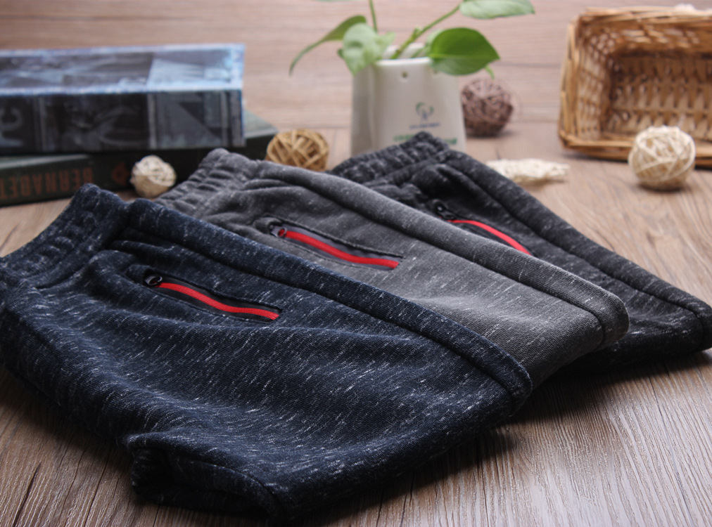 春秋纯棉中性男女通用运动裤子