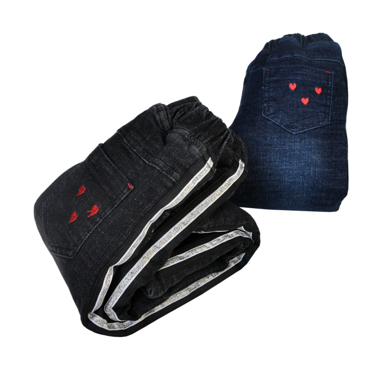 弹力超厚过冬装女童夹棉加厚裤子