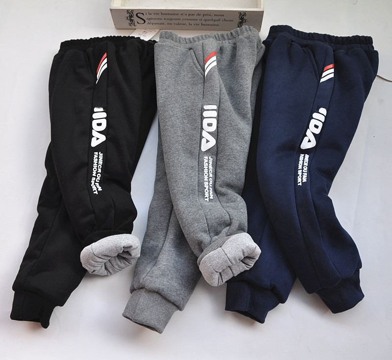 加厚男童休闲工装裤