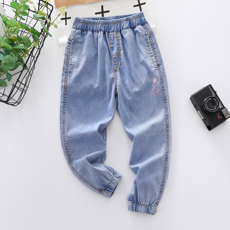 牛仔裤子天丝弹力春夏新款