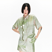 女2025新款 杨二大梦原创铃兰衬衫 短裙套装 高级感半身裙两件套