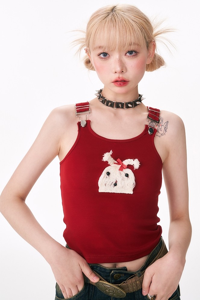 杨二大梦原创小狗背心杨二