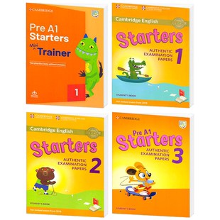 原版新版剑桥yle真题集考试剑桥少儿英语考试全真试题一二三级教材 Starters movers flyers 1 2 3全真备考资料剑桥考级专项训练