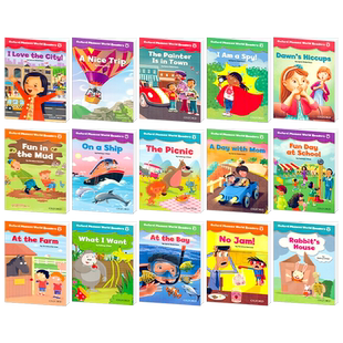 包邮英文原版牛津自然拼读趣味绘本读物 Oxford Phonics World Reader Level 1级别3本 牛津儿童分级读物 送音频opw配套分级绘本