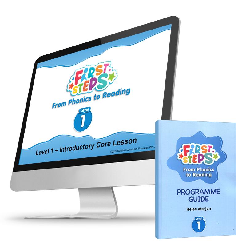新加坡拼读故事书FIRST STEPS From Phonics to Reading 1级别教案level1+教学白板账号(1年有效期)教师用书幼少儿英语分级阅读