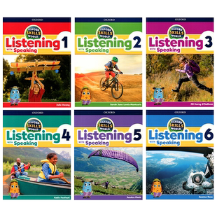 Oxford Skills World Listening &Speaking level 1-6学生书小学英语牛津技能世界牛津出版社寒暑假短期课程教材专项听力口语练习