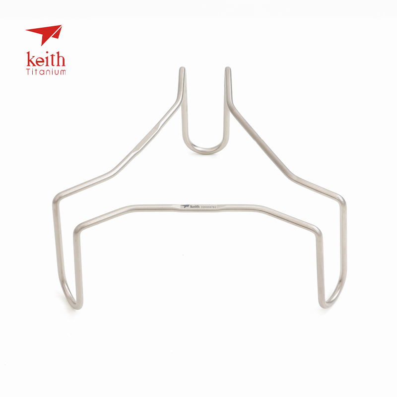 keit铠斯纯钛蒸架三脚蒸格钛蒸架
