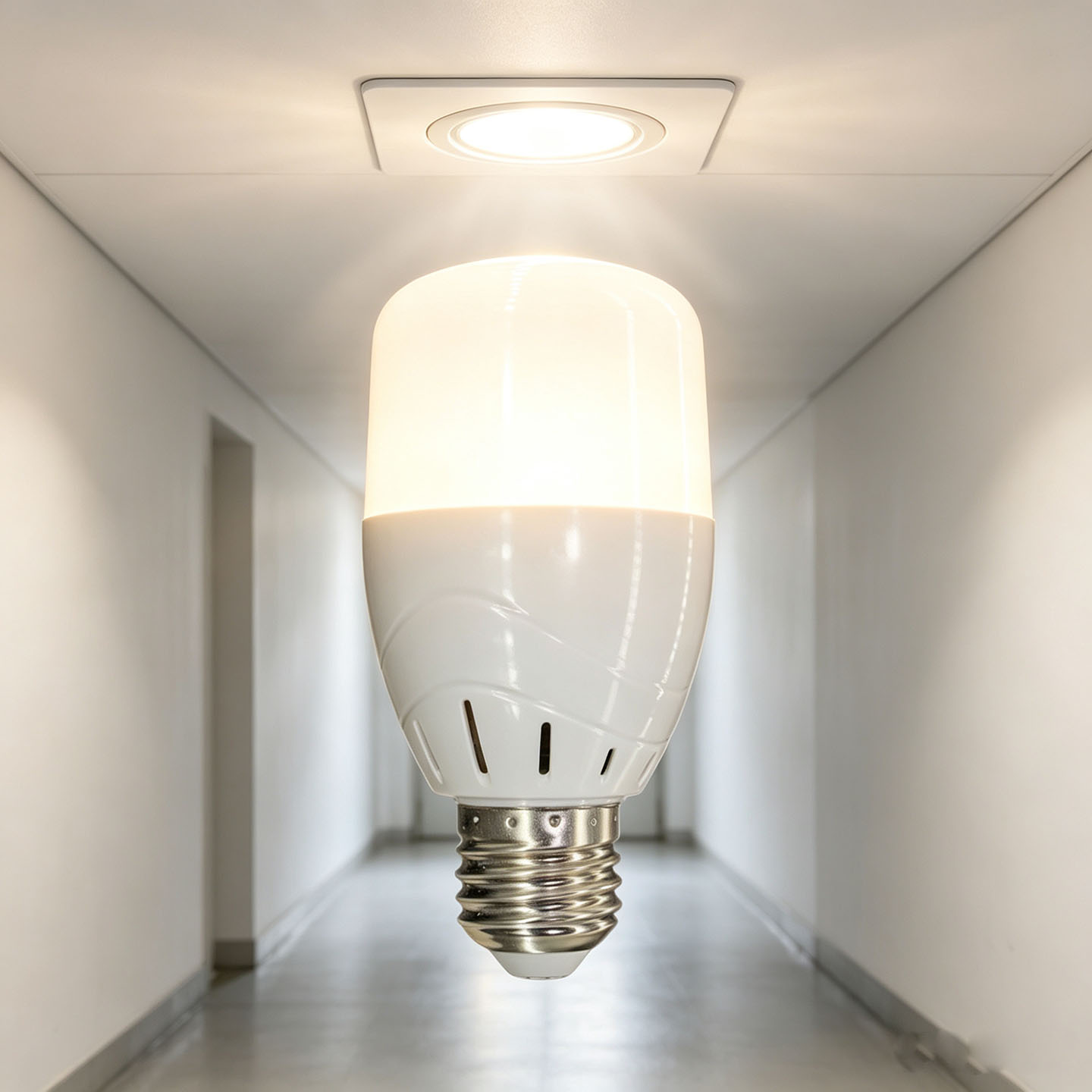 led声光控楼梯感应灯灯泡深思E27图片