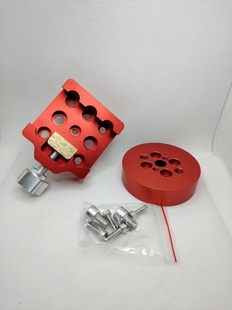 信达AZGTI转接盘赤道仪鸠尾槽改装圆盘 GTI经纬仪无损夹紧鸠尾槽