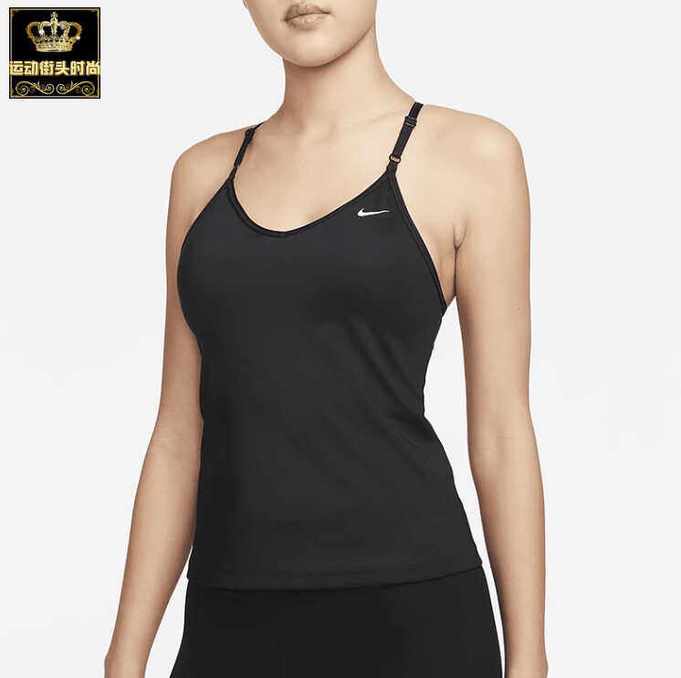 专柜正品 NIKE INDY 女子速干训练弹性运动内衣式吊带背心 DX0031